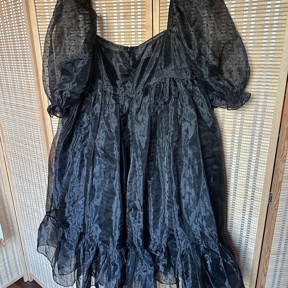 Selkie NWOT Caviar French Puff Dress 1X
